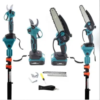 Акумулаторен комплект Тайга Резачка за клони и лозарска ножица с телескопичен прът