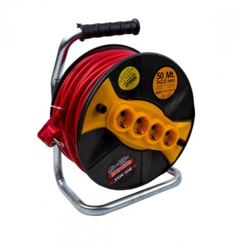 Удължител макара 3 х 2.5мм² – 50м