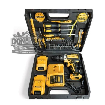 АКУМУЛАТОРЕН УДАРЕН ВИНТОВЕРТ KRAFTROYAL 36V жълт