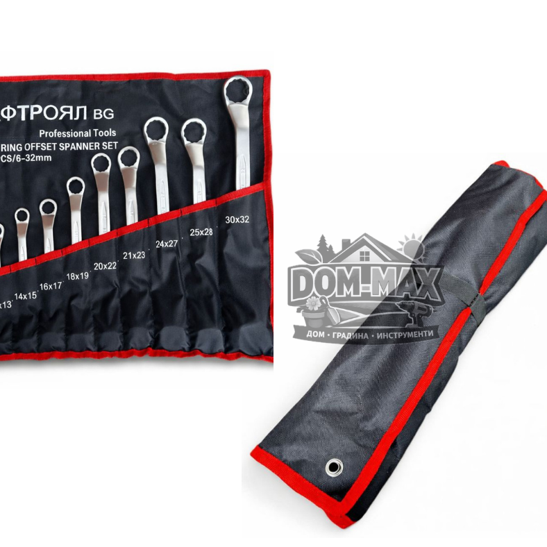 КОМПЛЕКТ ЗВЕЗДОГАЕЧНИ КЛЮЧОВЕ – ЛУЛИ 12 ЧАСТИ