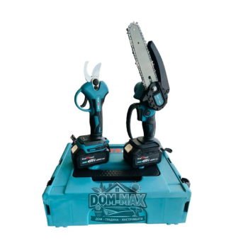 АКУМУЛАТОРНА НОЖИЦА + РЕЗАЧКА 15 СМ С МАСЛЕН ФИЛТЪР